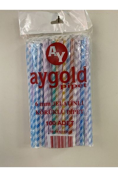Erler Ambalaj Erler AmbHygienic Gelatin Gusseted Burger Straw 100 Pieces