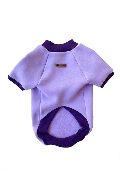 Luli Pet Lilac Fleece Cat Dog Sweatshirt