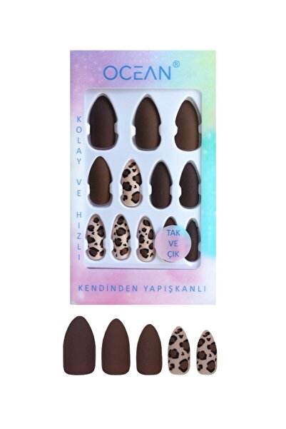 Ocean Takma Tırnak Tak Ve Çık Kendinden Yapışkanlı - 726