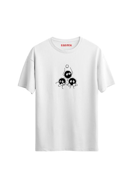 Açık Garaj Unisex Anime PrinTed SpiriTed Away T-Shirt