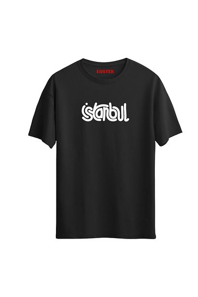 Açık Garaj Unisex Istanbul Printed Regular T-Shirt