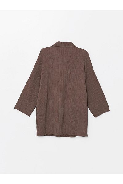 LC Waikiki LCWAIKIKI Oversize γυναικείο πουκάμισο τουνίκ - Basic Solid Fit
