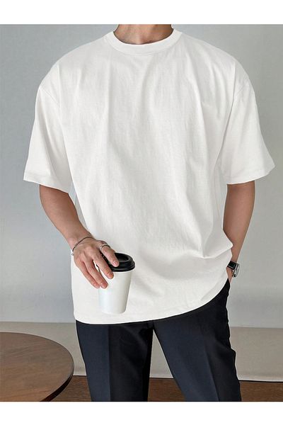 COOL TARZ Ανδρικό βαμβακερό μπλουζάκι Crew Neck