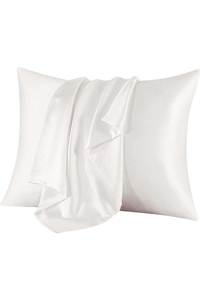 Sleep Garden White Satin Pillow with Zipper and Myth, 50*70cm, 5 Pieces
