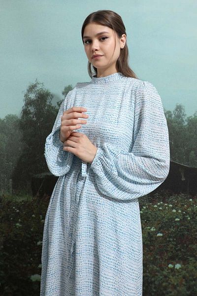 ZÜLAYS Rochie de piatră cu model albastru baby