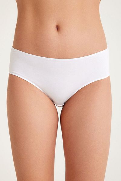 Butik Pack of 6 Women's Basic High Waist Lycra Cotton Casual Soft Textured Women's Panties
