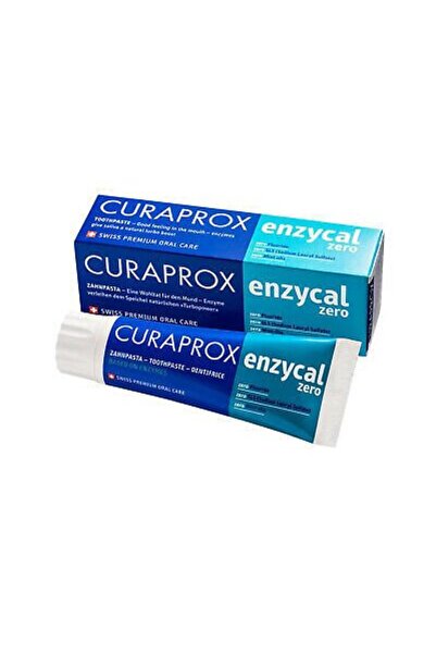 Curaprox Enzycal Zero Diş Macunu 75ml (FLORÜRSÜZ, RDA:60, TÜM YAŞLAR)