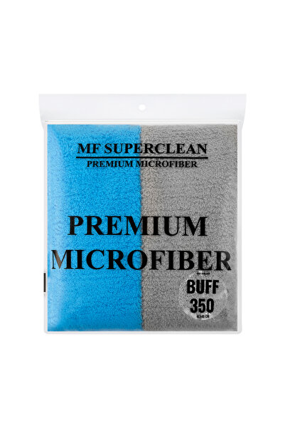 MF SuperClean Mikrofiber Oto Cila ve Parlatma Havlusu  40x40 cm  350 GSM   2'...