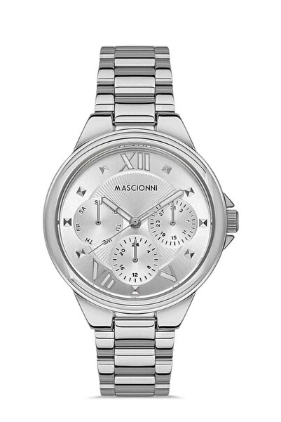 mascionni M.1.2145D.01 وظائف ساعة يد نسائية معدنية سلبية