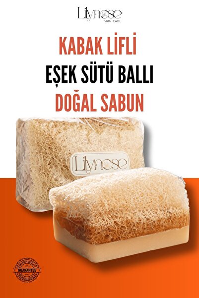lilynose Cilt Yenileyici ve Nemlendirici, Kabak Lifli Eşek Sütü Ballı Doğal E...