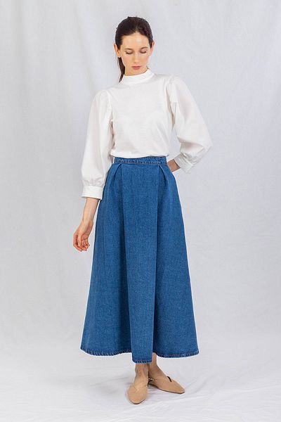 DeMim Daisy Skirt Dark Blue