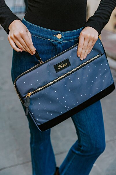 Fudela Σκούρο μπλε χρώματα 13-14 ιντσών Macbook- Τσάντα φορητού υπολογιστή