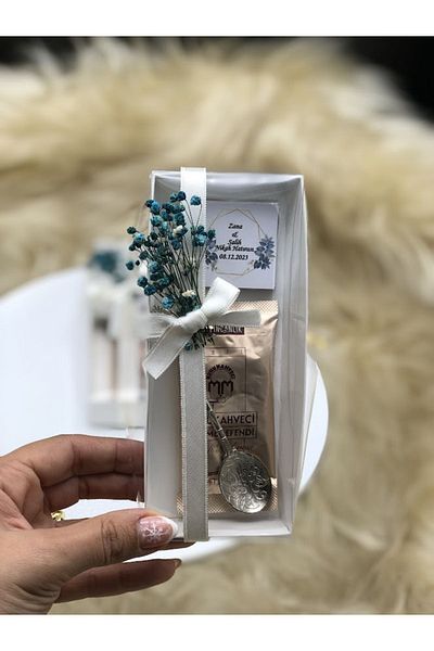 Mirabella Gift Σετ δώρου 10 τεμαχίων σε κουτί διακοσμημένο με σοκολάτα καφέ, σετ δώρου για γάμο-αρραβώνα-γάμο