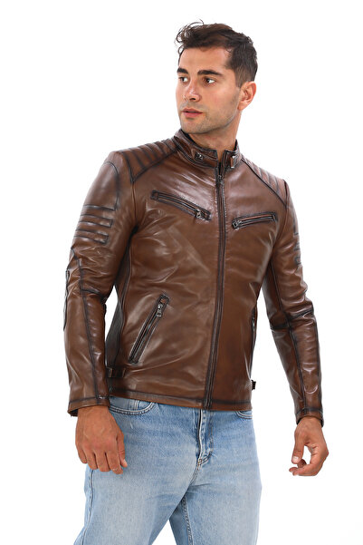 db deriburada original Men's Genuine Leather Coat