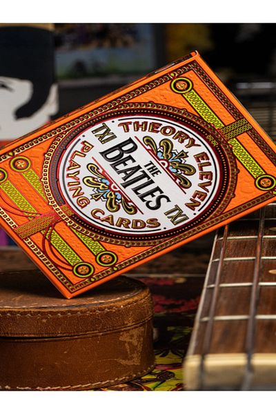 Theory11 Beatles Orange Gaming Card