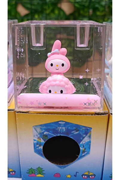 Meyra Accessories sanrio kawaii figürlü içi sulu renkli masa üstü kalemlik en özel sevgili öğretmen hediyesi 1adet