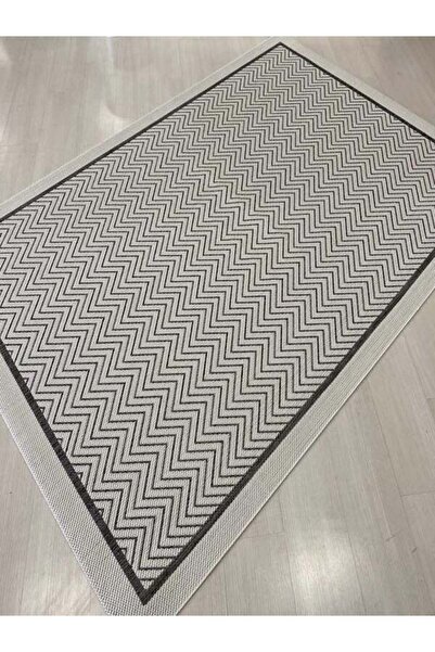 Reform Halı Jüt Sisal Beyaz-Gri Makine Halısı 9718