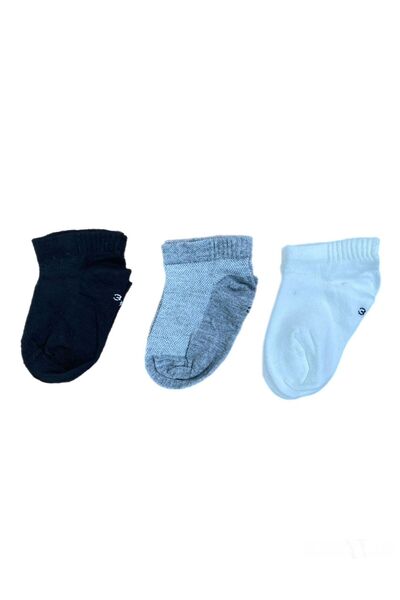 alpmodel Ароматизирани с бамбук - меки и бели черно-сиви детски чорапи, комплект от 3 и 6 броя, унисекс