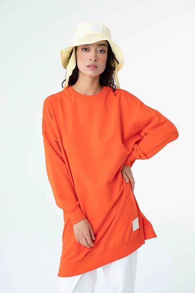 Soul Score Loreen 30644 Crew Neck 2 Thread Tunic Red
