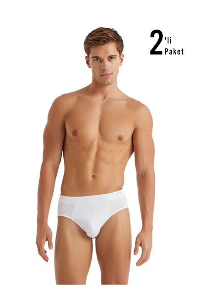 Blackspade Ανδρικά Slip Panties 2 Pack Loose Fit 9625 - Λευκό