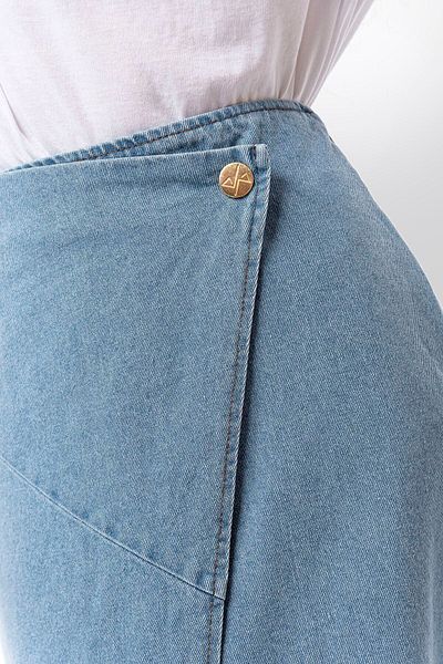 DeMim Light Blue Lurdes Skirt Design