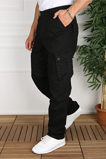 FRANKNESS JEANS Kargo Pantolon Rahat Kesim Cebli Likralı Gabardin Kumaş Yeni Sezon