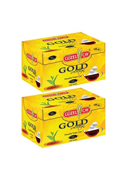 Güzel Çay Gold Selection - Set of 100 Teapot and Tea Bags