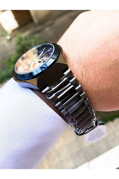 Reward 5atm Smoke Colored Men's Wristwatch - Waterproof and Luxury