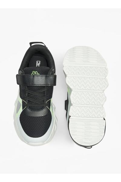 Kappa Boys' Colourblock Walking Shoes with Hook and Loop Closure