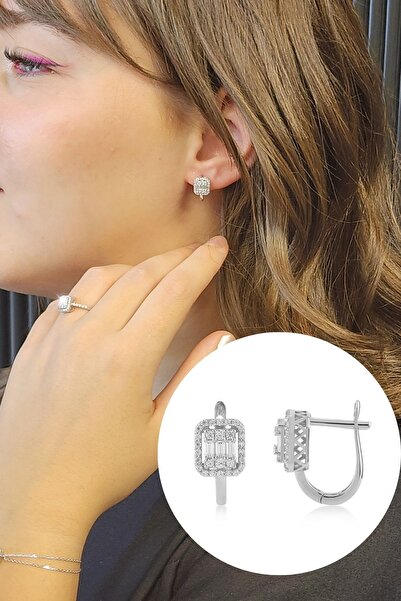 Hepimitu Baget Tektaş Altın Küpe - 14 ayar