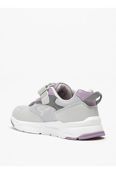 Kangaroos Girls' Panelled Sports Shoes with Hook and Loop Closure
