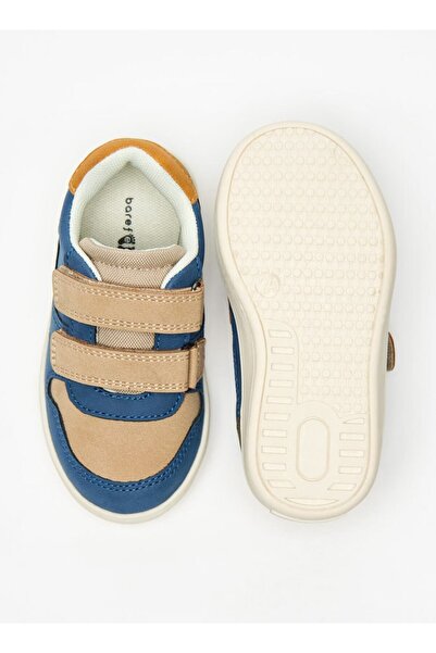 Barefeet Panelled Sneakers with Hook and Loop Closure