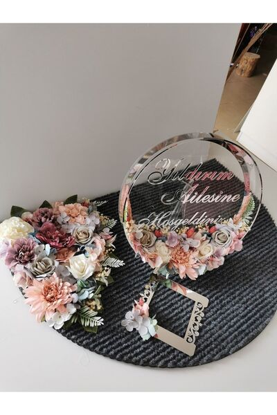 Markalazertasarım Kapı Süsü Ve Paspas Set