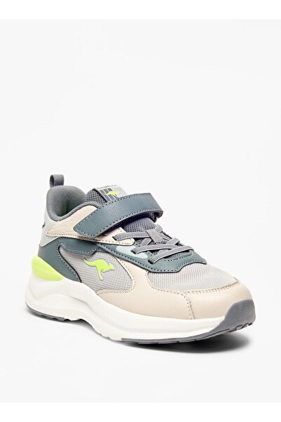 Kangaroos Boys' Panelled Sports Shoes with Hook and Loop Closure