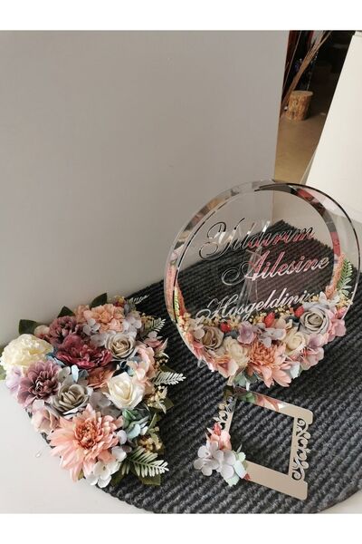 Markalazertasarım Kapı Süsü Ve Paspas Set