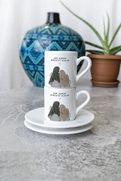 Genel Markalar Kişiye Özel Ikili Isimli Türk Kahvesi Her Zaman Birlikte Olalı...