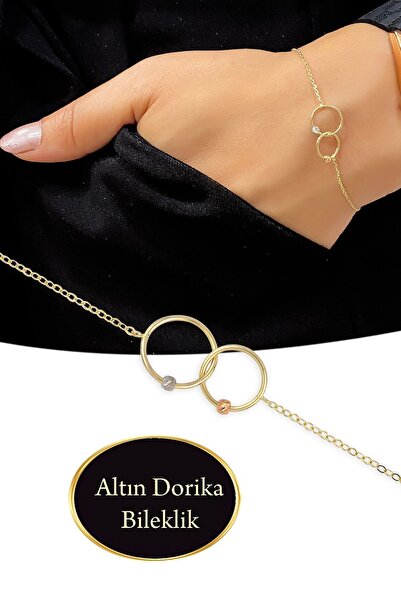 Hepimitu Dorika Toplu Altın Bileklik