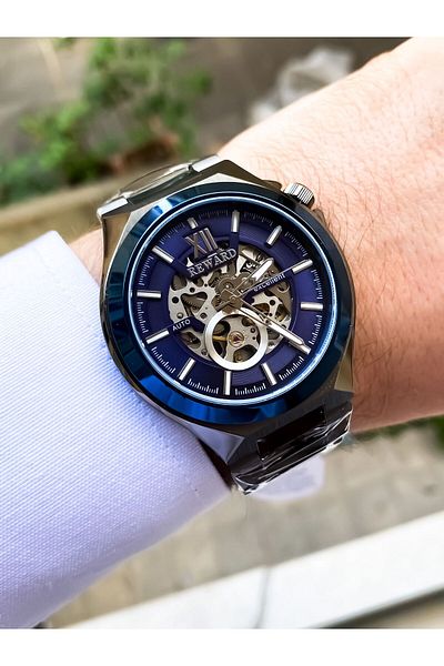 Reward 5atm Smoke Colored Men's Wristwatch - Waterproof and Luxury