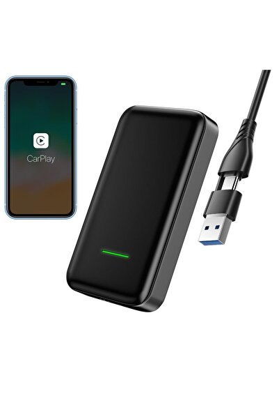 Genel Markalar htsp MT45 Kablosuz Carplay İle Uyumlu Adaptör USB ve Type-C Girişli şmd al 1122015