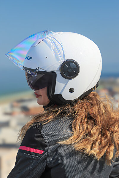 LS2 CLASSY BEYAZ KASK