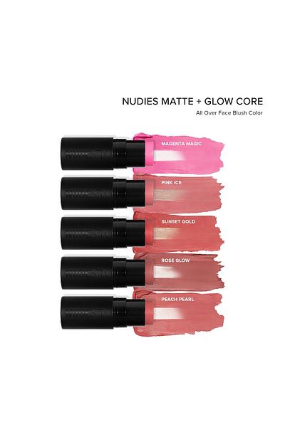 NUDESTIX Nudies All Over Face - Cream Color Matte and Glow Effect Blush Pink Ice