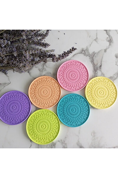 Home Powder Colored Coaster / Jewelry Plate
