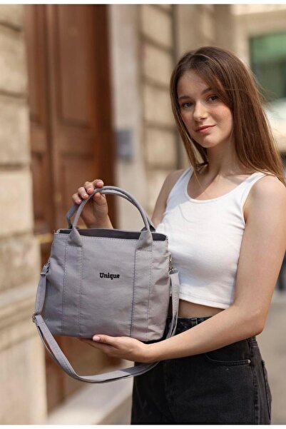 KIRASE Унікальна жіноча сумка - з написом на полотні, регульованими ременями ...