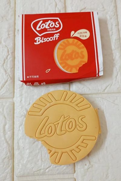 NaSaDAN Biscuiți cu lotos parfumat - Bloc de note cu capac din silicon