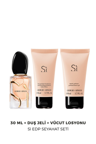 Si EDP 30 ml & Vücut Losyonu & Duş Jeli Kadın Parfüm Seti 7829999999158