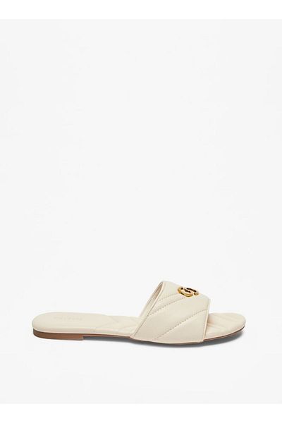 Celeste Women's Quilted Slip-On Sandals with Logo Accent