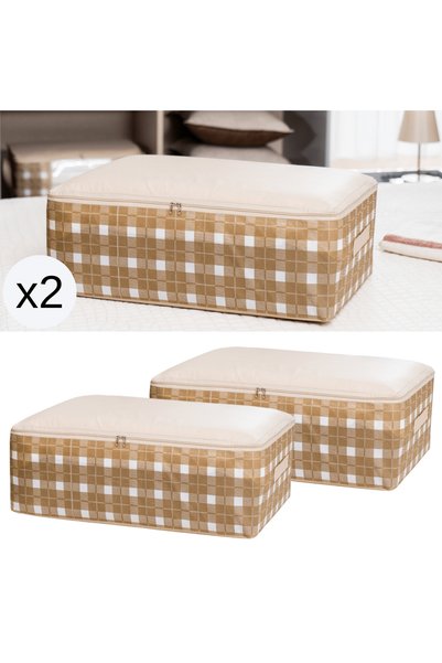 AYHANHOME 2 Stück große Organizer für unter den Bettgestell, im Koffer oder i...