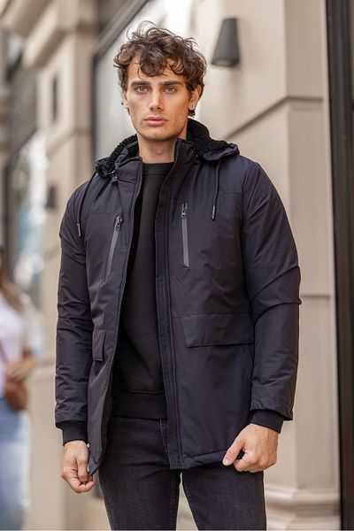 3MODA Men's Water and Windproof Fur Jacket