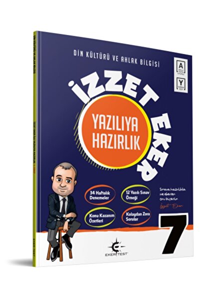 Eker Test Yayınları 7. Sınıf Din Kültürü ve Ahlak Bilgisi İzzet Eker ile Yazı...