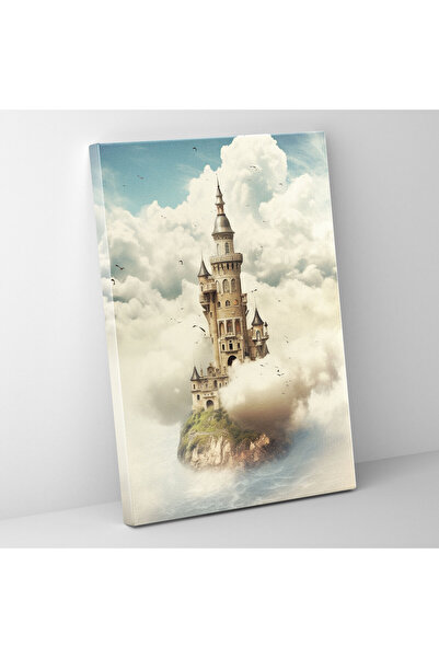 PaintedAnarchy Galata Tower Patterned Canvas Print - Home Decoration